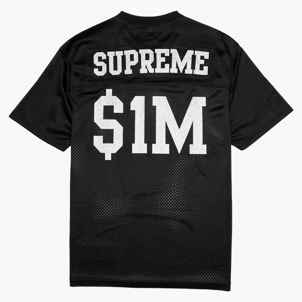 Supreme Glitter Football Top Black