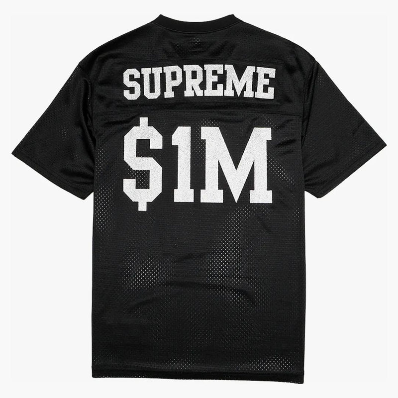 Supreme Black Black di calcio glitter