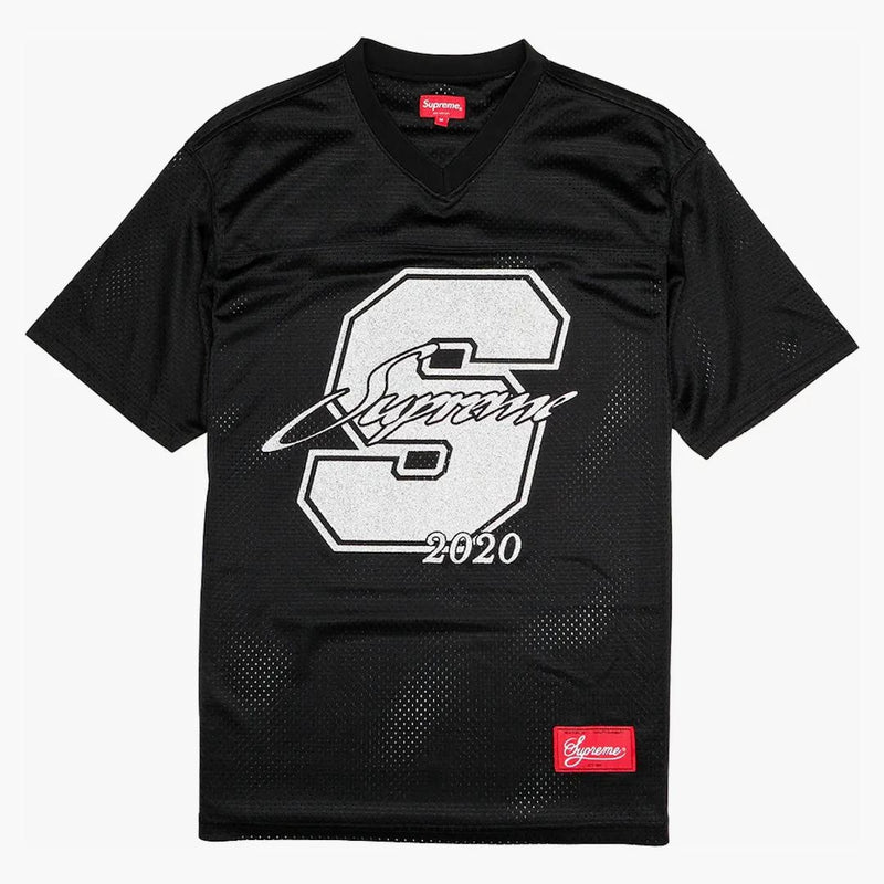 Supreme Black Black di calcio glitter