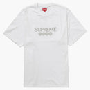 Supreme Glitter S/S Top White