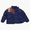 Supreme glitter yoke down buffer jacket navy