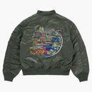 Supreme Globe Ma-1 Olive