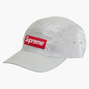 Supreme Gloss Ripstop Camp Cap Light Grey