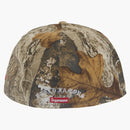 Supreme Gold Cross S Logo New era Fitted has Realtree Camo
