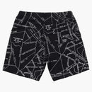 Supreme Gonz Embroidered Map Sweatshort Black