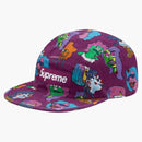 Supreme Gonz Heads Camp Cap Plum