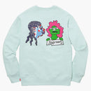 Supreme Gonz Heads Crewneck Ice Blue