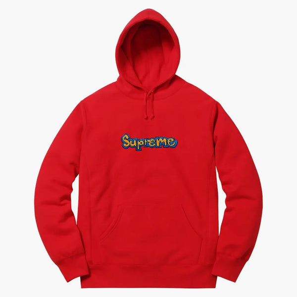 Supreme Gonz Logo Hooded Sweatshirt Red