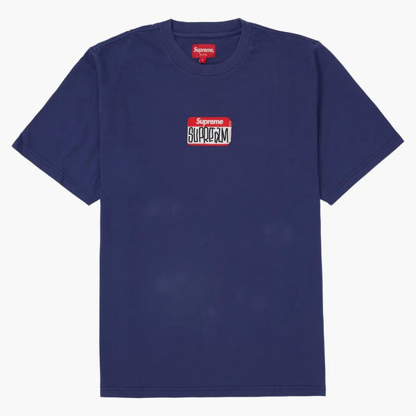 Supreme Gonz Nametag S/S Tea Washed Navy