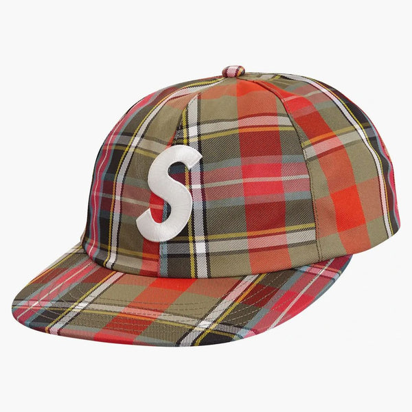 Supreme Gore Tex S Logo 6 Panel Olive Plaid
