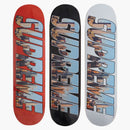 Supreme gotham skateboard deck set multicolor