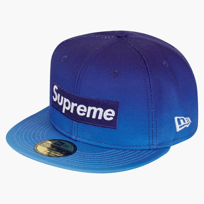 Supreme Gradient Box logo New Era Blue