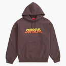 Supreme gradient hooded sweatshirt brown
