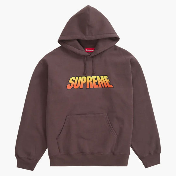 Supreme Gradient Hooded Sweatshirt Brown