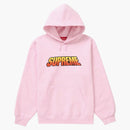 Supreme gradient hooded sweatshirt pink