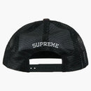 Supreme Gradient Jacquard denim mesh back 5 panel black