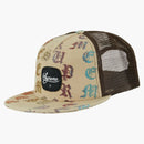 Supreme Gradient Jacquard Denim Mesh Back 5-panel Tan