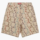 Supreme Gradient Jacquard Denim Short Tan