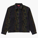 Supreme Gradient Jacquard Denim Work Jacket Black