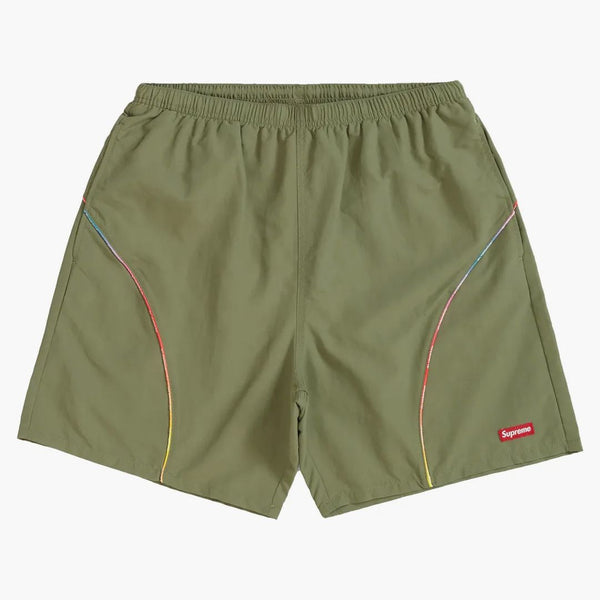 Supreme Gradient Piping Water Short Olive