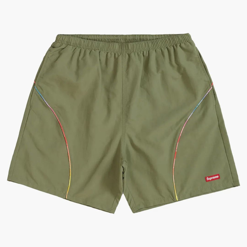 Supreme Gradient Piping Water Short Olive