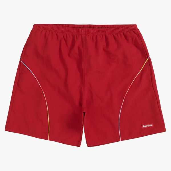 Supreme Gradient Piping Water Short Red