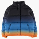 Supreme gradient puffy jacket navy