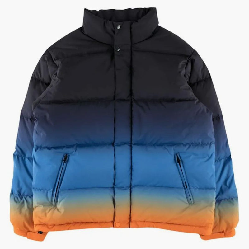 Supreme gradient puffy jacket navy