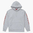 Supreme Gradient Sleeeve Hooded Sweatshirt Ash Gray