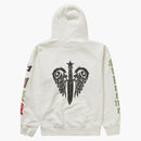 Nejvyšší skvělá čínská nástěnná mikina s kapucí bílá