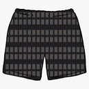 Supreme Grid Soccer Short Black