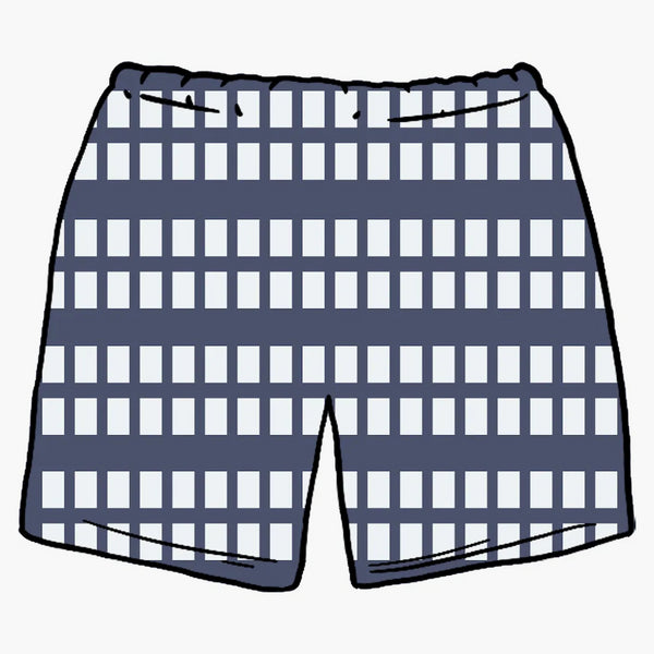 Supreme Grid Soccer Short Navy