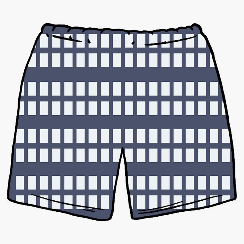 Supreme Grid Soccer Short Navy
