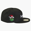 Supreme Grinch Box Logo New Era 59fifty Fitted Cap Black