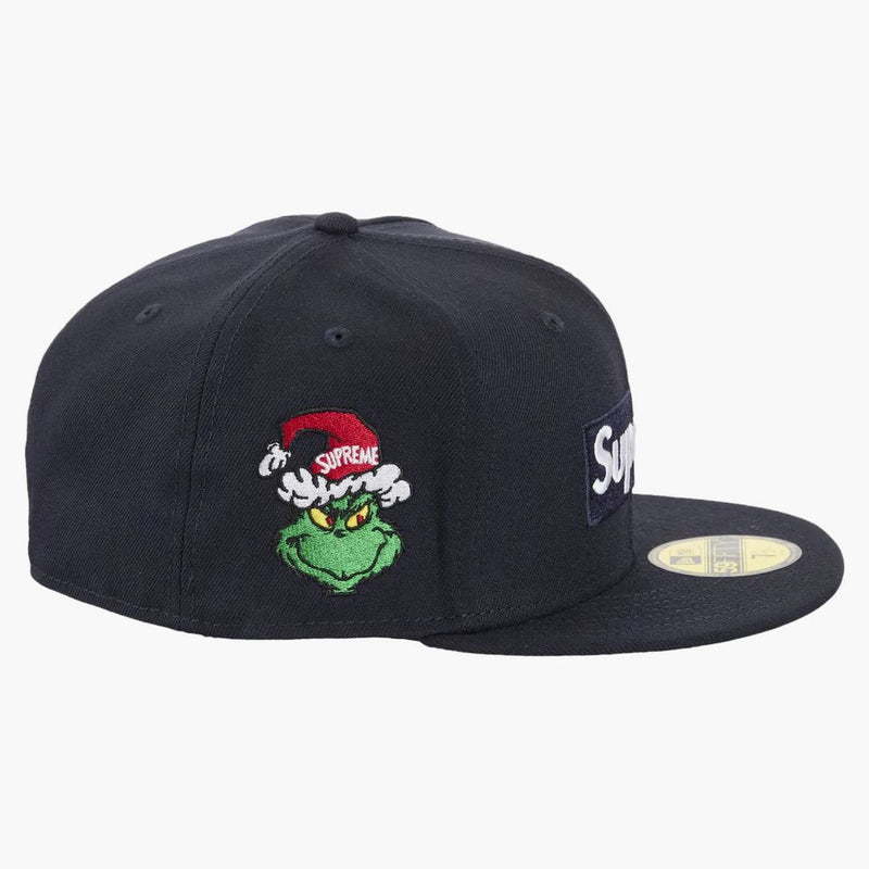 Supreme Grinch Box Logo New Era 59Fifty Fitted Cap Navy