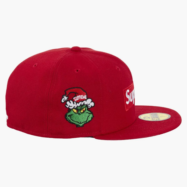 Nejvyšší logo Grinch Box New Era 59Fifty Fitted Cap Red