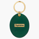 Supreme Guadalupe Leather Keychain Green
