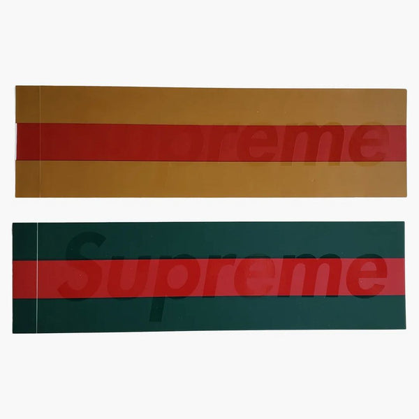 Supreme "gucci" Box Logo Sticker Set