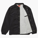 Supreme rubber coaches jacket black