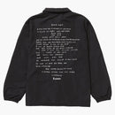 Supreme rubber coaches jacket black