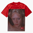 Supreme rubber football top red