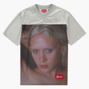Supreme rubber football top silver