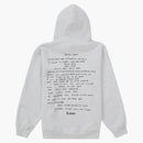 Supreme rubo hooded sweatshirt Ash gray