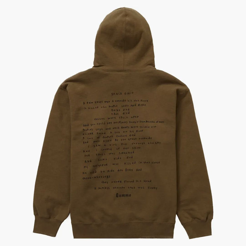 Supreme Gummo Hooded Sweatshirt Olive Brown