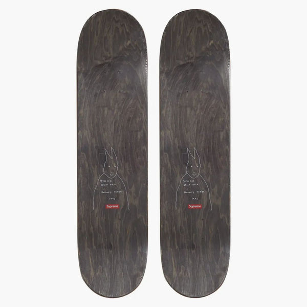 Set di mazzo da skateboard supremo in gomma multi