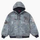 Hjr Trompe L'oeil Hooded Work Jacket Blue