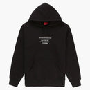 Supreme HQ Hooded Sweatshirt Black