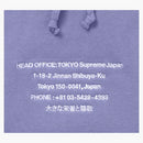 Supreme HQ Hooded Sweatshirt Light Violet