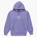 Supreme HQ Hooded Sweatshirt Light Violet