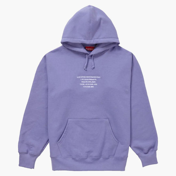 Supreme Hq Hooded Sweatshirt Light Violet